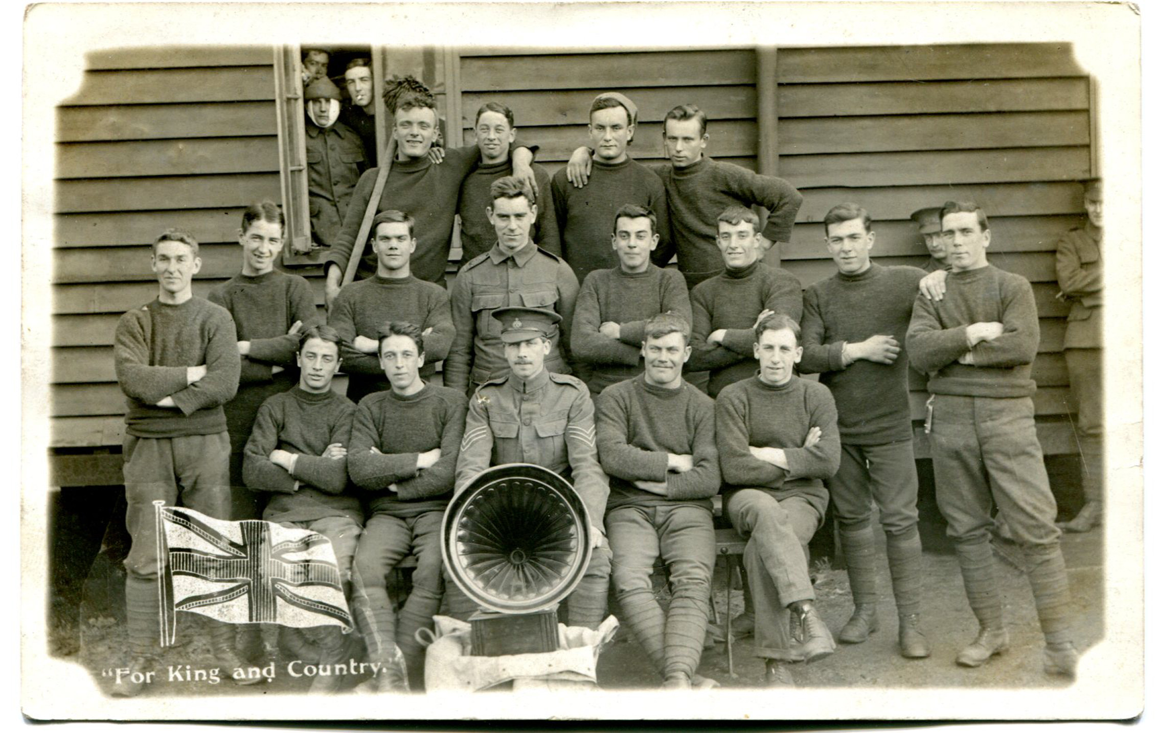 B Company at Sandown Barracks Dec 1914